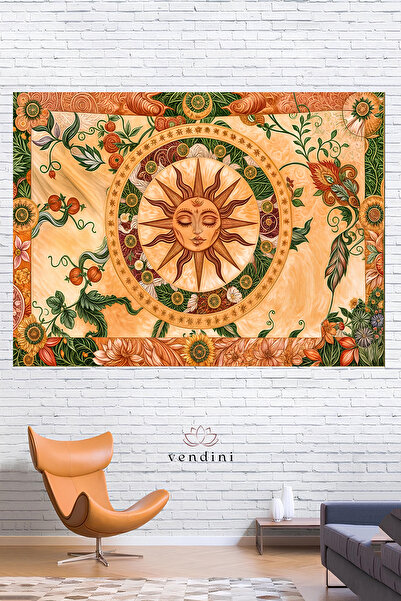 Vendini Kaliteli Kumaş , Canlı Renkler Duvar Örtüsü Duvar Halısı Wall Tapestry