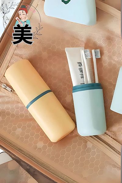 FORSEİ LUCA 1 Piece Travel Type - Tooth, Paste and Brush Container, Practical Storage Organizer