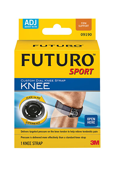 FUTURO حزام الركبة القابل للتعديل من Custom Pressure 09190En للرجال، قطعتين، ...