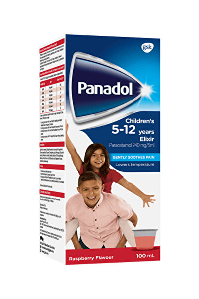 Panadol ليرة سورية (5-12 سنة) 100 مل