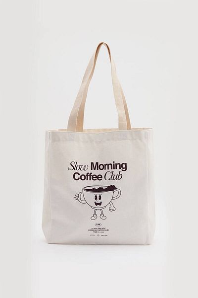 BE BLUE Slow Morning Canvas Bag