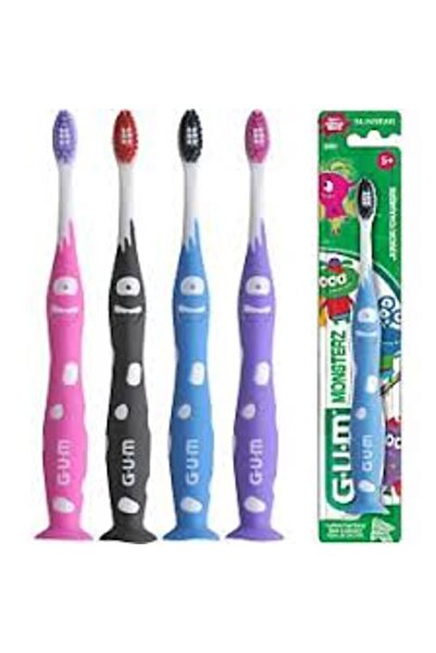 BUTLER فرشاة أسنان جام صن ستار جونيور ذات الشعيرات الناعمة، ألوان متنوعة، قطع...