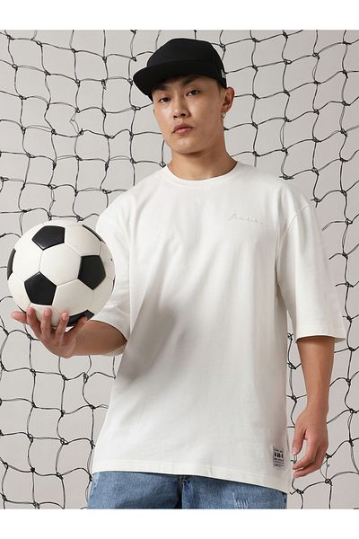 Hubberholme By Styli Round Neck Oversized T-Shirt