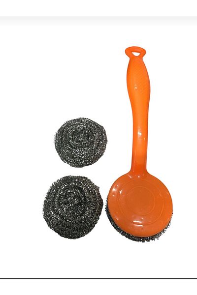 UYT LİFE 3-Piece Luxury Scrubbing Wire - Stainless, Dish Design