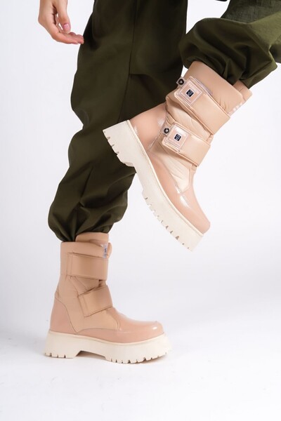 Ayakkabium Γυναικείες μπότες χιονιού Velcro Αδιάβροχο και Ψυχρό Αλεξίπτωτο Υφασμάτινο