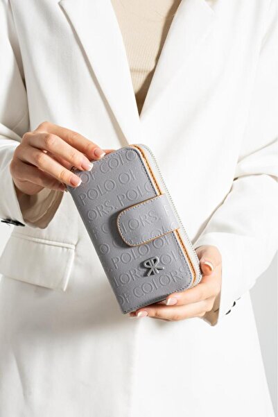 ImPolo Portofel de mână pentru femei cu imprimeu Nili Gritabagofraj 10x17 Dimensiune