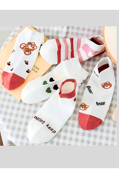 socksbox 5 чифта шарени дамски чорапи