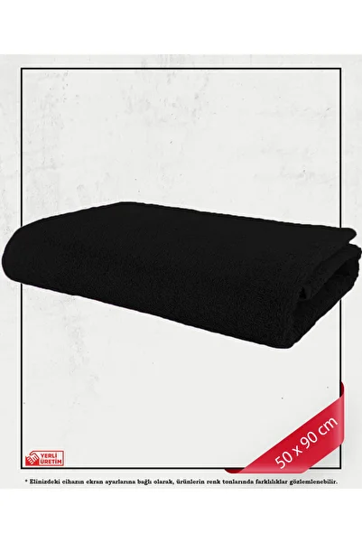 Koza Mix towel 100% Cotton Towel Face and Fitness Towel Set Black - Special for Sensitive Skin 1 Pcs