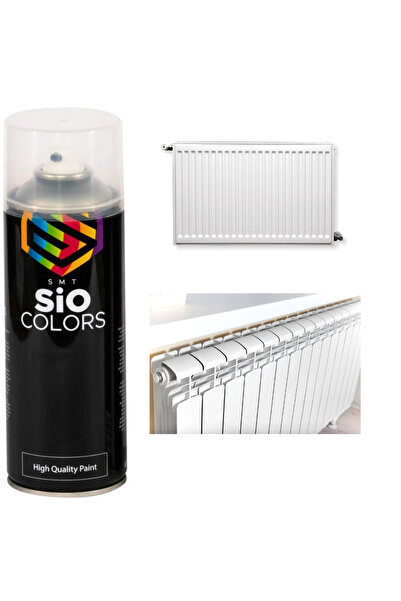 sıocolors ISIYA DAYANIKLI RADYATÖR KALORİFER PETEK BEYAZ EŞYA SPREY BOYA 400ML