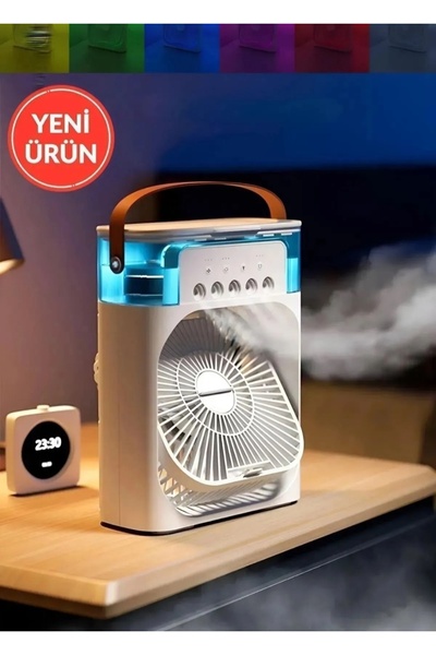 Genel Markalar Ultrasonik Hava Vantilatörü Nemlendirici Fan Buhar Makinesi Rgb