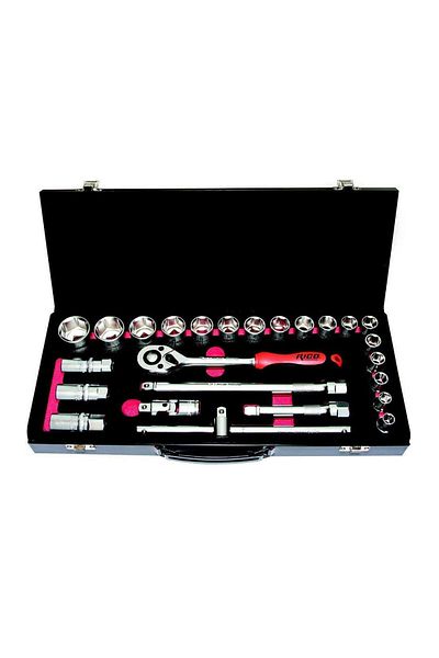 Rico 006-Rc1225 25 Pieces 12 Corner 1/2 Socket Set