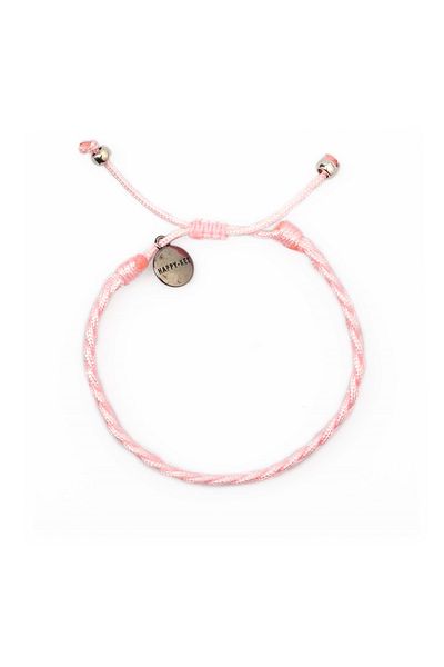 Happy-Nes Pink Knitted Anklet
