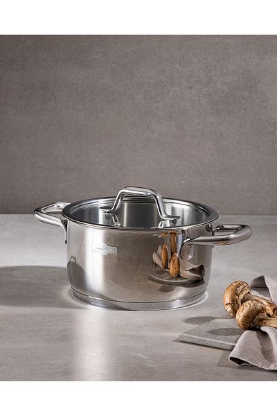 Madame Coco Nova Deep Pot - Steel - 18 cm