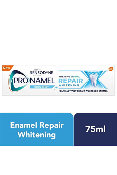 Sensodyne سنسوداين بروناميل لإصلاح مينا الأسنان وتبييض الأسنان بالنعناع المنعش 75 مل