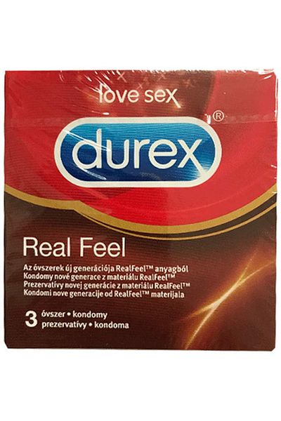 Durex Durex Real Feel Condom, 3 Pieces