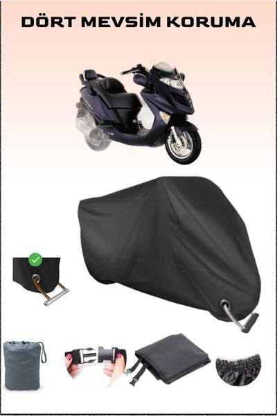 Breen قفل أسود لدراجة نارية Kymco Grand Dink 150 متوافق مع القماش المشمع، آمن...