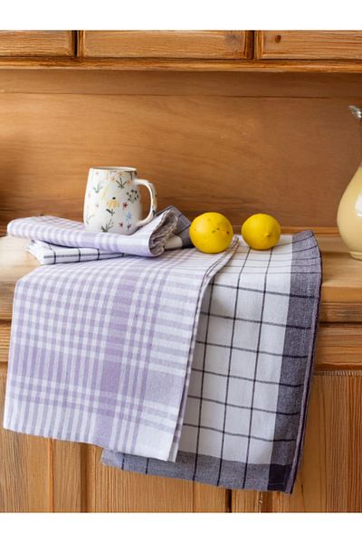 Koza Mix towel Set de prosoape de bucătărie cu model Pöti Square din 4 piese - cârpă pentru spălat vase