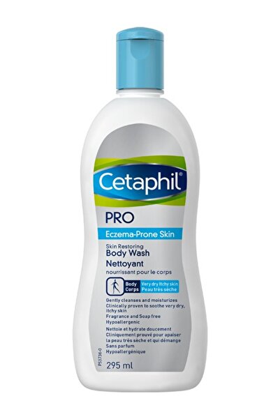 Cetaphil غسول الجسم للبشرة المعرضة للحكة، 295 مل