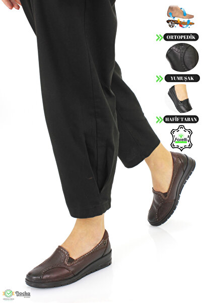 Forelli Kadın Tam Ortopedik Hakiki Deri Günlük Anne Ayakkabısı F24/CM25109Y