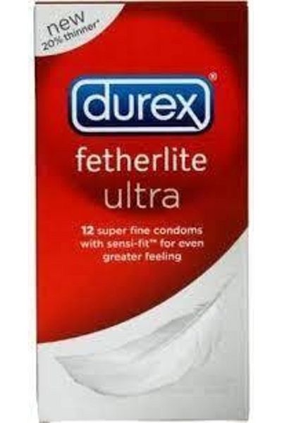 Durex Durex Fetherlite Condom, 12 Pieces