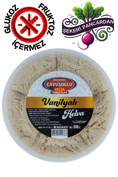 Bozkırlı Çavuşoğlu Halva with Vanilla Tahini - 500g