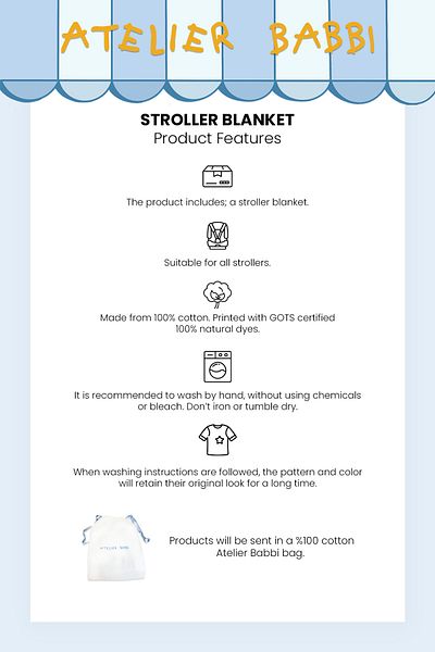 Atelier Babbi Stroller Cover - Funfair
