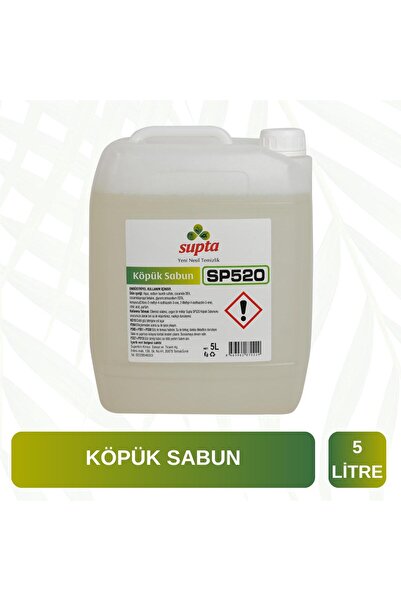 Supta Köpük Sabun Bubble Gum Sakız Ferahlığı 5 Lt