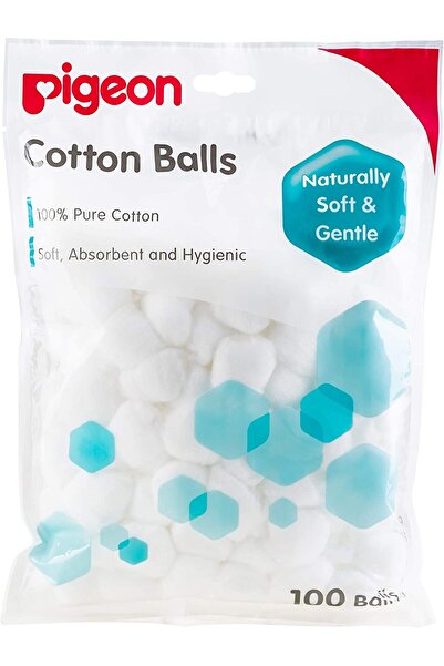 Pigeon مجموعة كرات قطنية مكونة من 100 قطعة