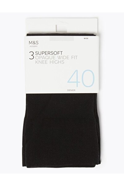 Marks & Spencer 3'lü 40 Denye Opak Çorap Seti