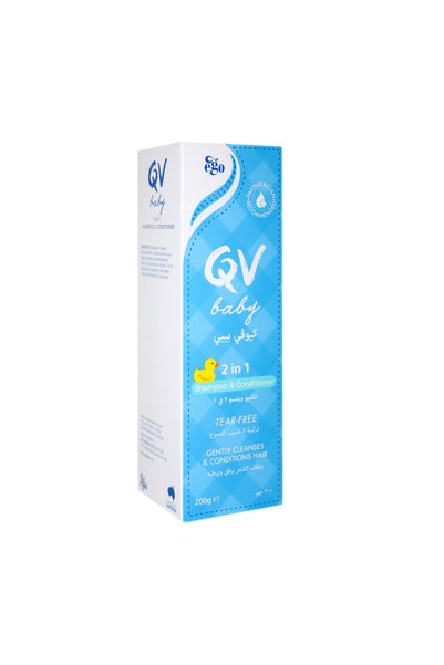 Ego QV 200gm 2 In 1 Shampoo & Conditioner for Baby