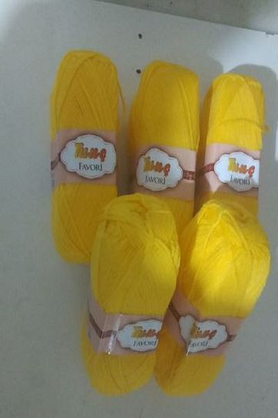 Tunç Çadır Tunch Favorite Yellow 5 Pieces Color: 32