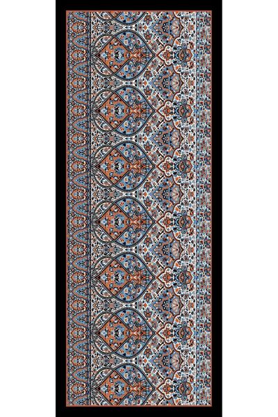 Arden Scarf شال نسائي ناعم باللونين الأسود والأحمر منقوش عرقيًا