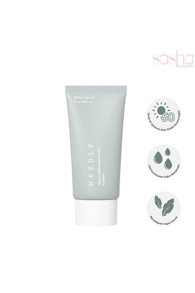 needly Vegan Mild Moisture Sun - Vegan Moisturizing Sun Cream (Spf 50)