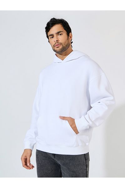 Styli Skull Back Print Heavyweight Oversized Hoodie
