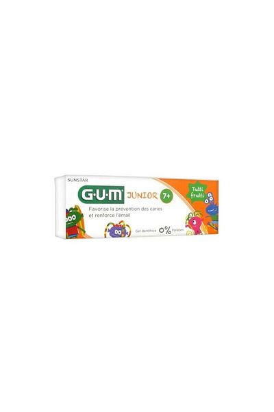 GUM 50ml Junior Kids Toothpaste Tutti Frutti Flavour for Kids