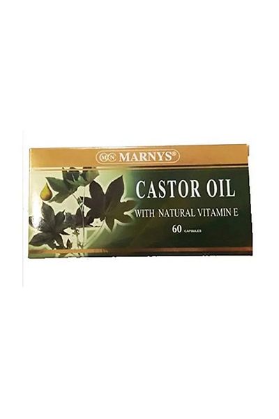Marnys Castor Oil Capsules, 60 Capsules