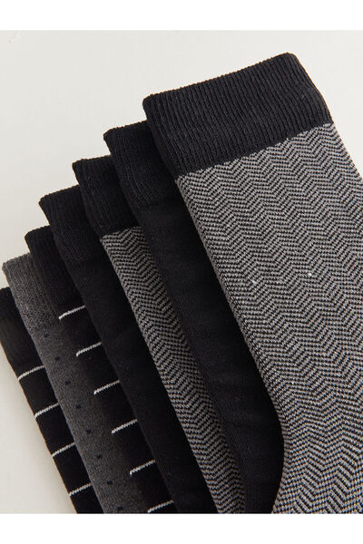 LC Waikiki Моделирани мъжки чорапи Lcwk Опаковка от 7 бр