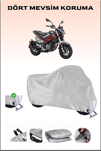 Breen Benelli TNT 125 - مشمع دراجة نارية آمن ومقاوم للماء متوافق مع القفل