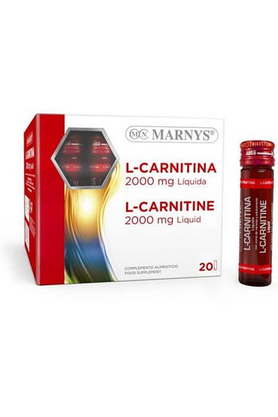 Marnys L-Carnitine Food Supplement, 2mg, 20 Vials