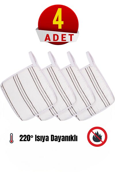 Morlay 4 Pcs Pot and Oven Holder 220 Degree Heat Resistant Holder & Kitchen Cooking Equipment Holder