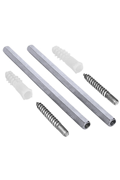 ALETÇANTAM Metal Gizli Raf Tutucu Dekoratif Duvar Bağlantısı 1Çift -14cm