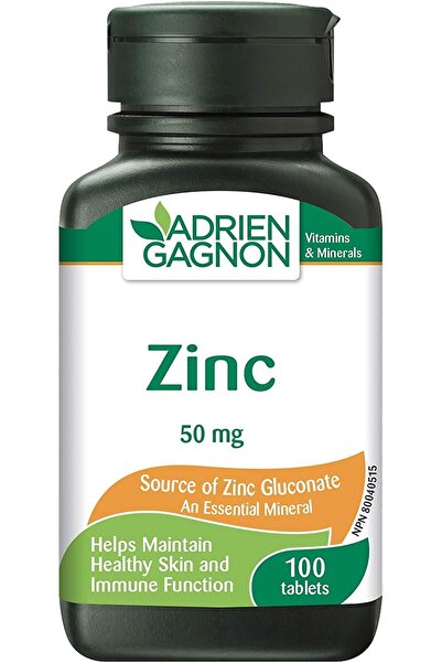 ADRIEN GAGNON أقراص الزنك 50 مجم 100 قرص