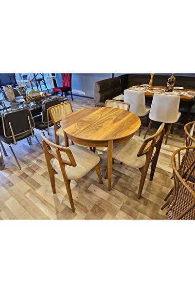 LİA HOME Ahşap yuvarlak masa