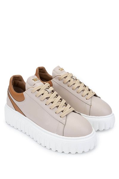 Tamer Tanca Women's Leather/Faux Nude Sneakers & Sneakers