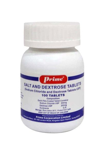 Prime Salt And Dextrose 100S Tab