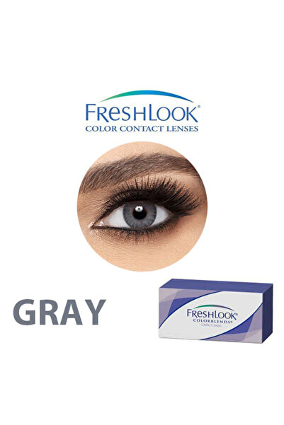 freshlook مزيج الألوان الشهري 2S (رمادي)