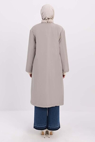 ALLDAY Beige-V-Neck Inflatable Cloth