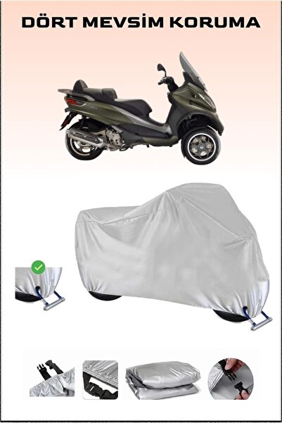 Breen Piaggio MP3 500 - دراجة نارية متوافقة مع القفل وآمنة ومقاومة للماء