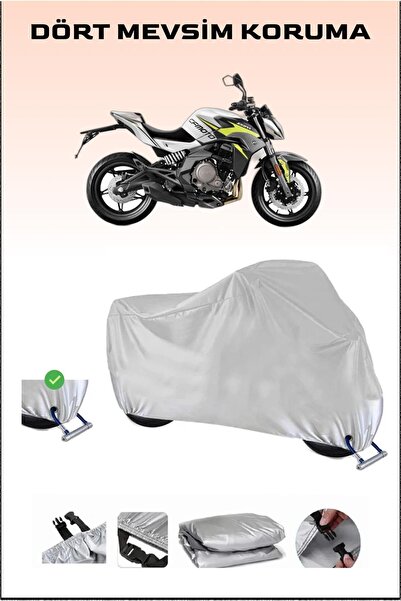 Breen CF Moto 650NK - مشمع دراجة نارية آمن ومقاوم للماء متوافق مع القفل