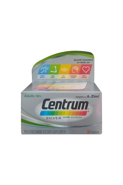Centrum Silver with Lutein Tablets, 30 Tablets